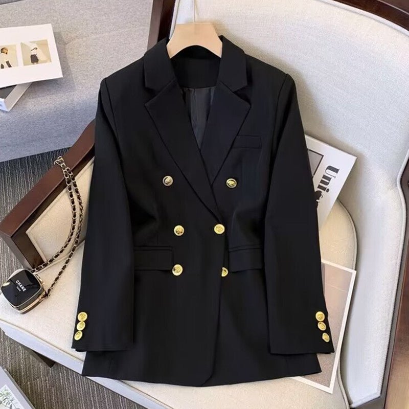 Women’s Relaxed Fit Blazer and Pants Two-Piece Set